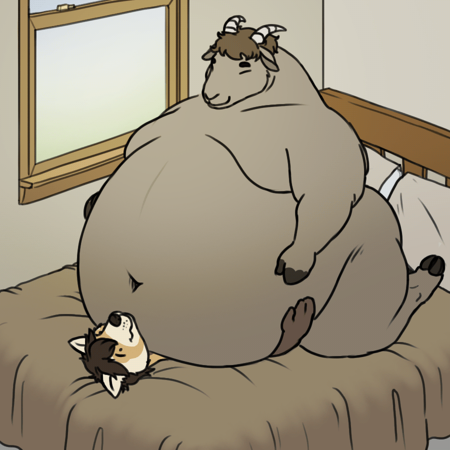 Big-Bellied Boyfriend [Animated] by Snoozey -- Fur Affinity [dot] net