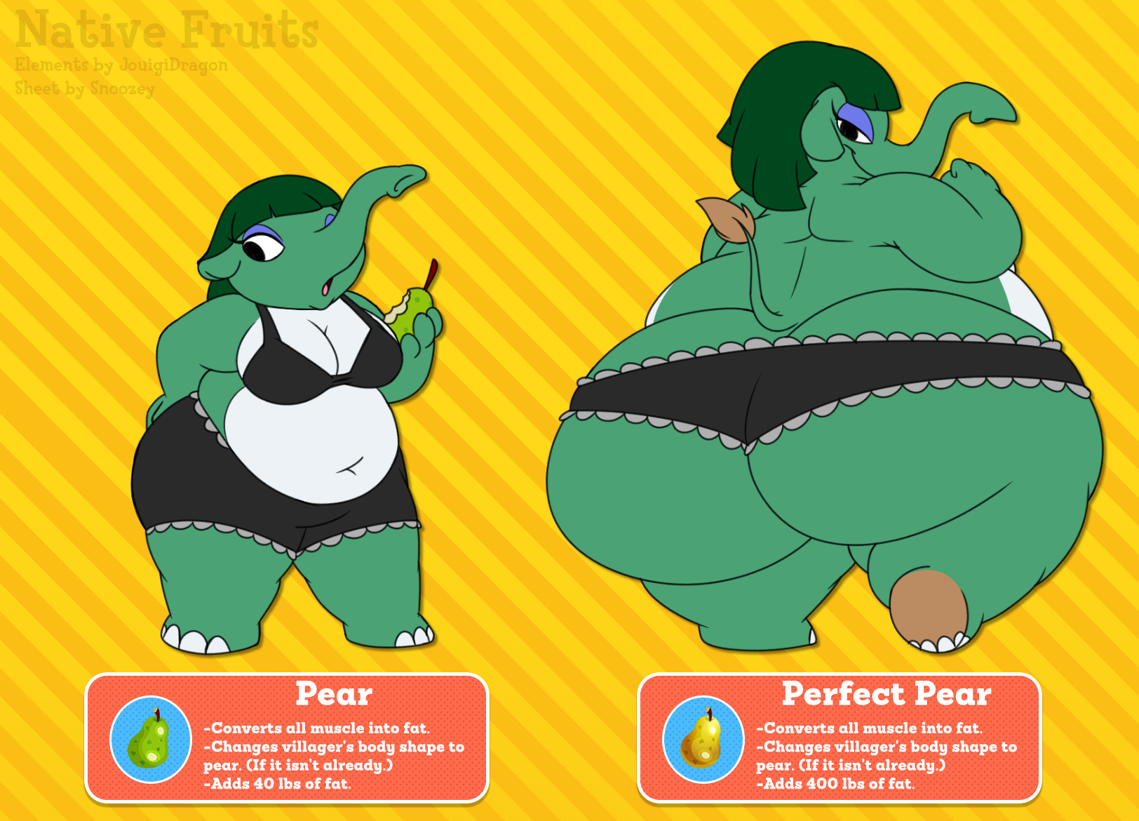 Trunkton's Native Fruits - Pears by Snoozey -- Fur Affinity [dot] net