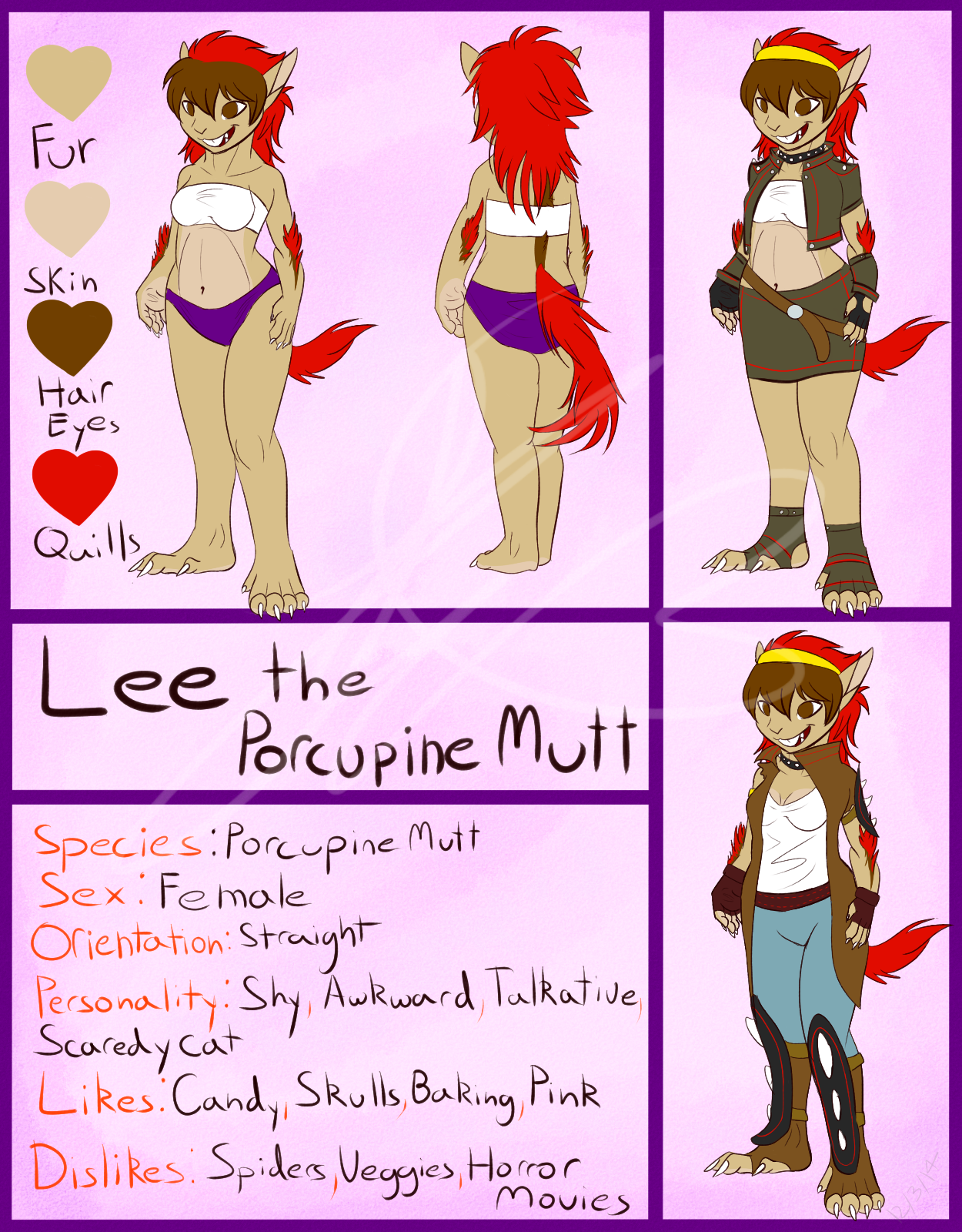 Lee the Porcupine Mutt by SnowFeline -- Fur Affinity [dot] net