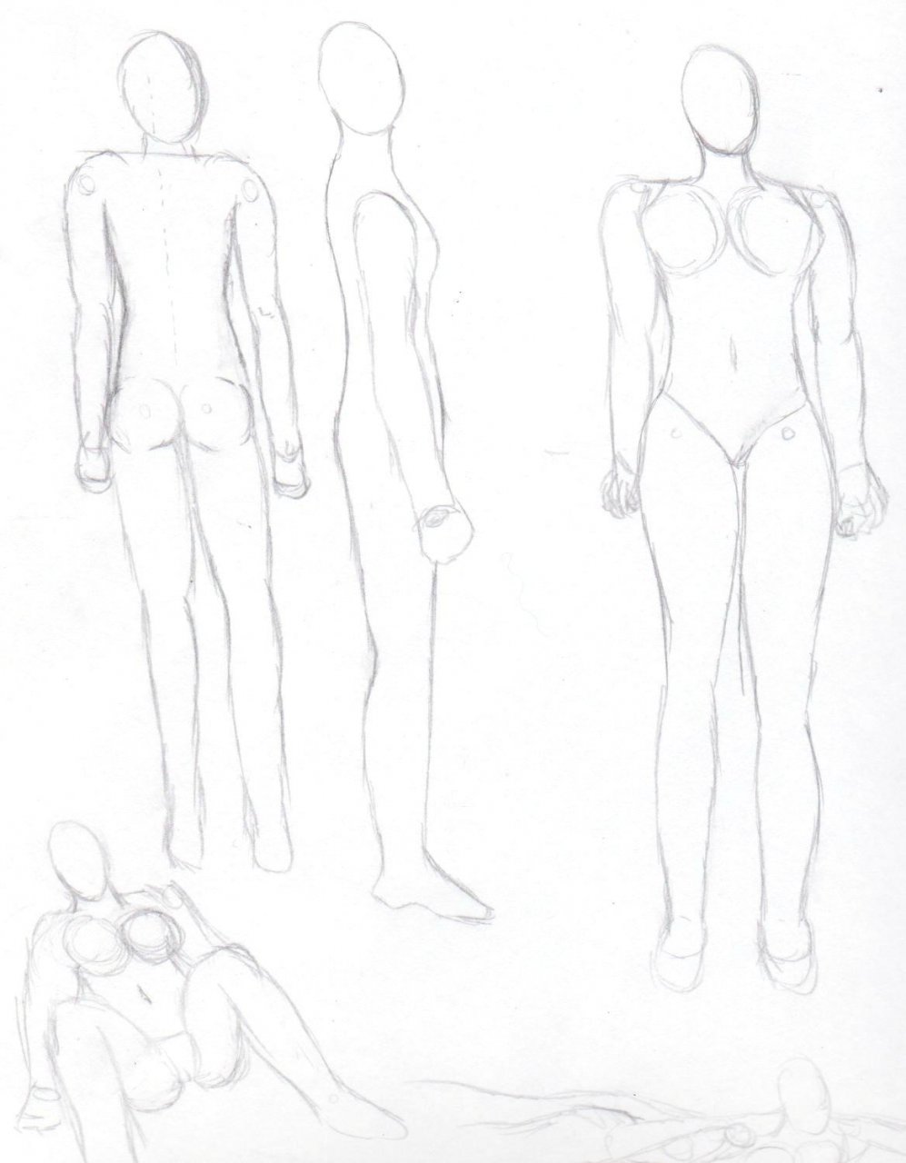 female Body reference sheet design by SnowWolf1 -- Fur Affinity [dot] net