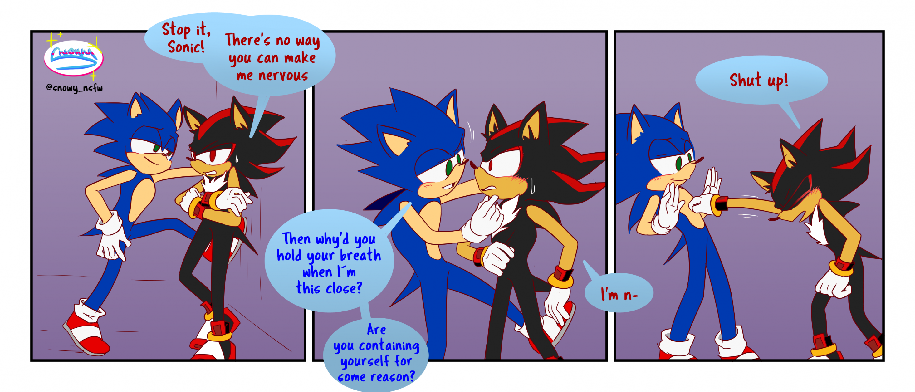 sonic x shadow - yaoi ship it - sonic