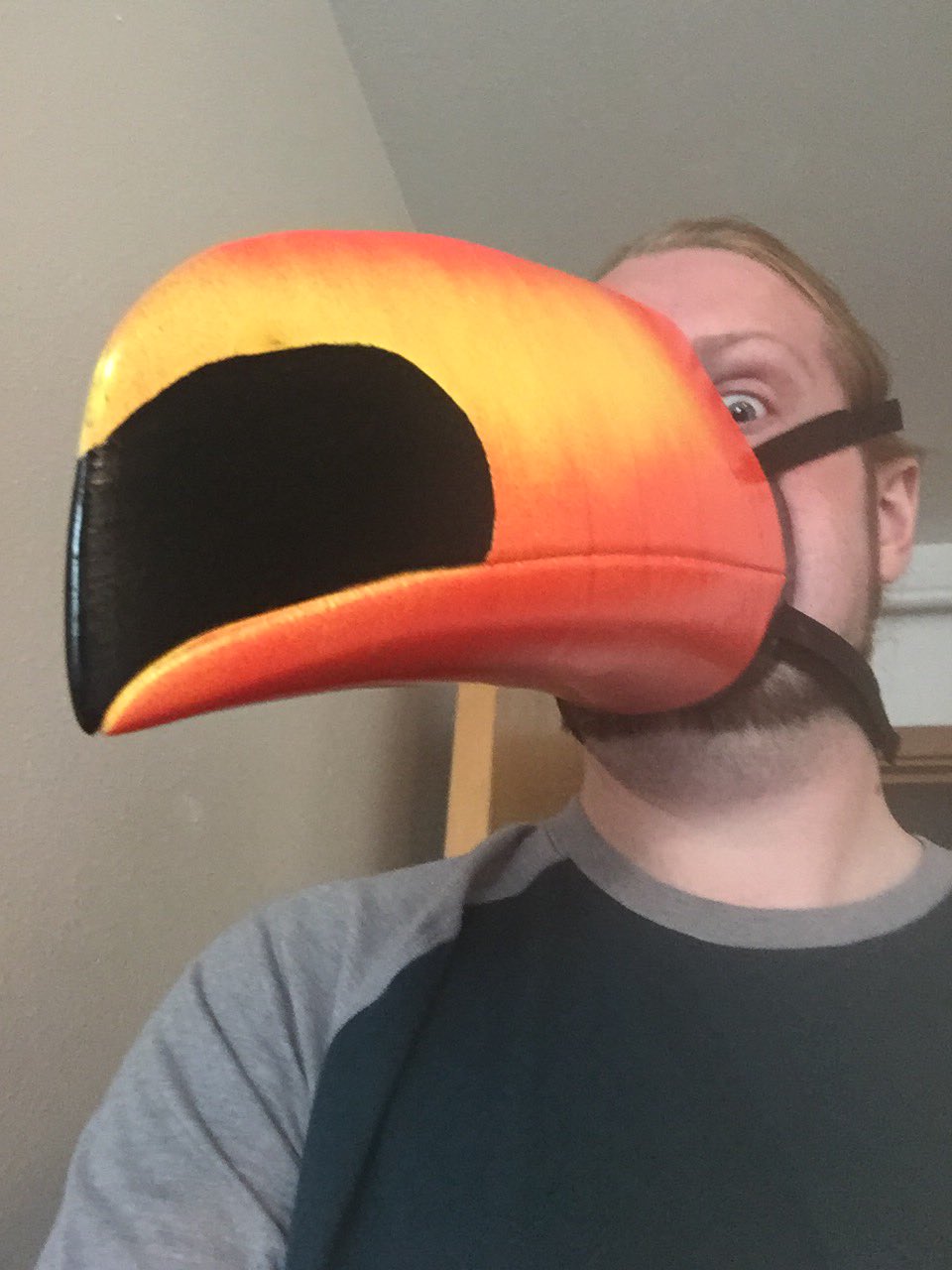 My 3D printed toucan beak by SnowyPenguin -- Fur Affinity [dot] net