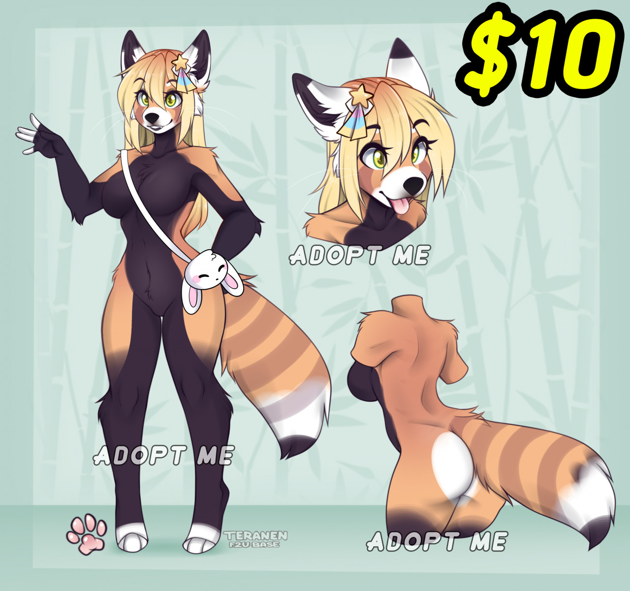 ADOPT: Thunder Red Panda (CLOSED) by SnowySales -- Fur Affinity [dot] net