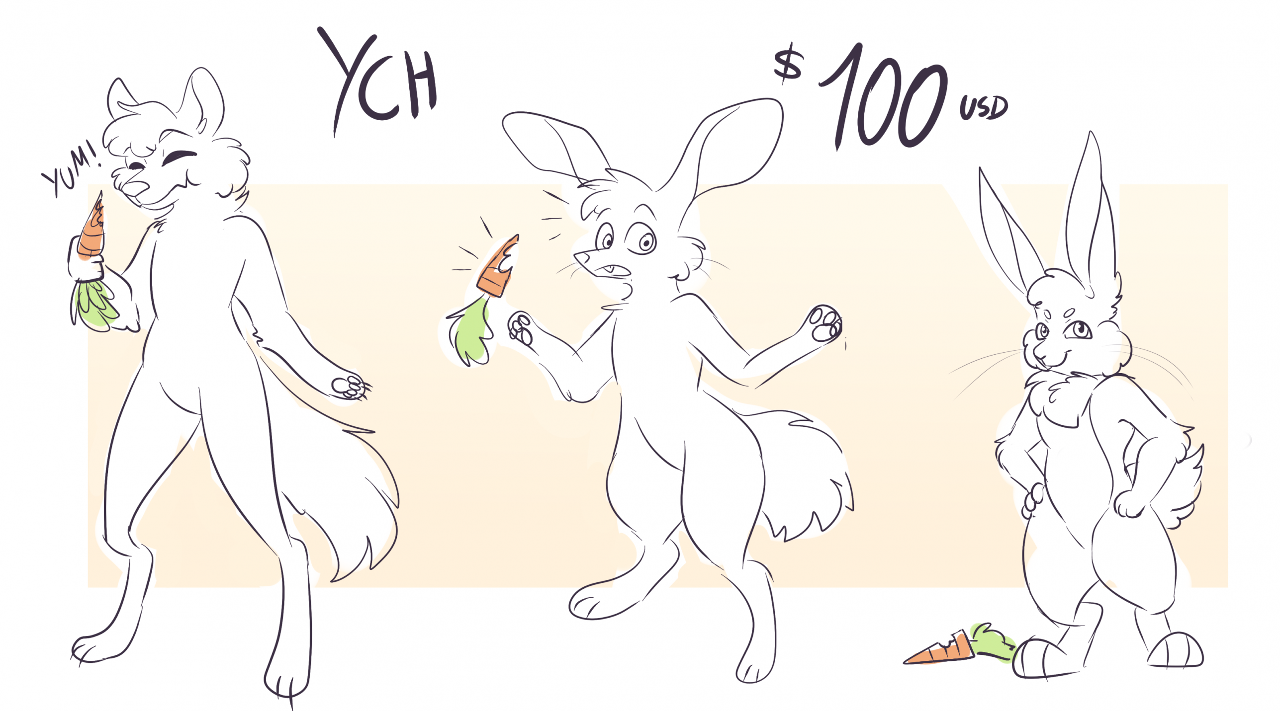 Easter Bunny Transformation YCH (OPEN) by SnowySales -- Fur Affinity [dot]  net