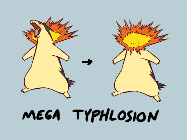 Pokemon Evolution Model Kit Typhlosion