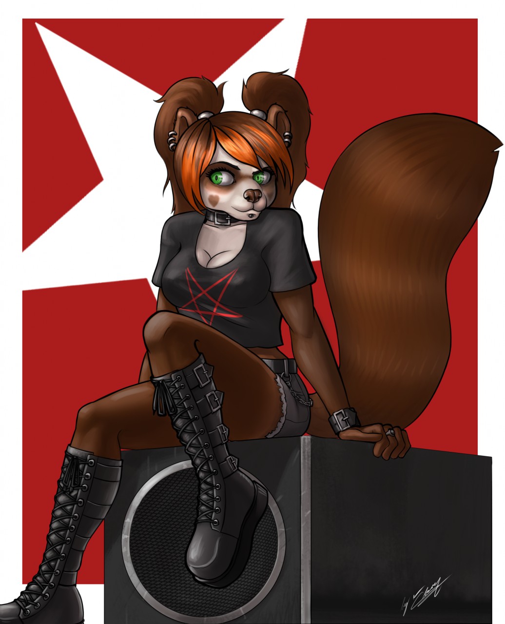 Metal YCH by conquistabear by soaskep -- Fur Affinity [dot] net