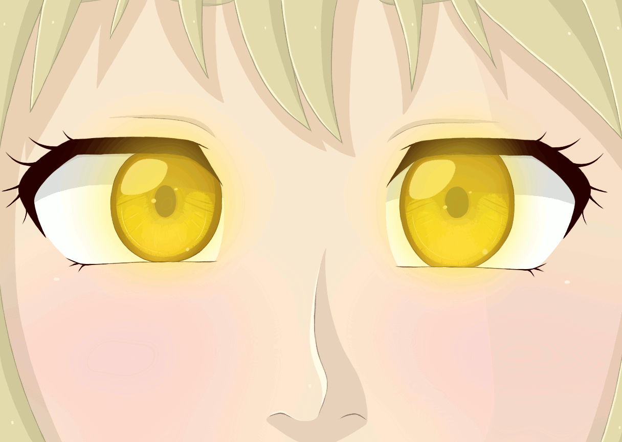 golden eyes anime