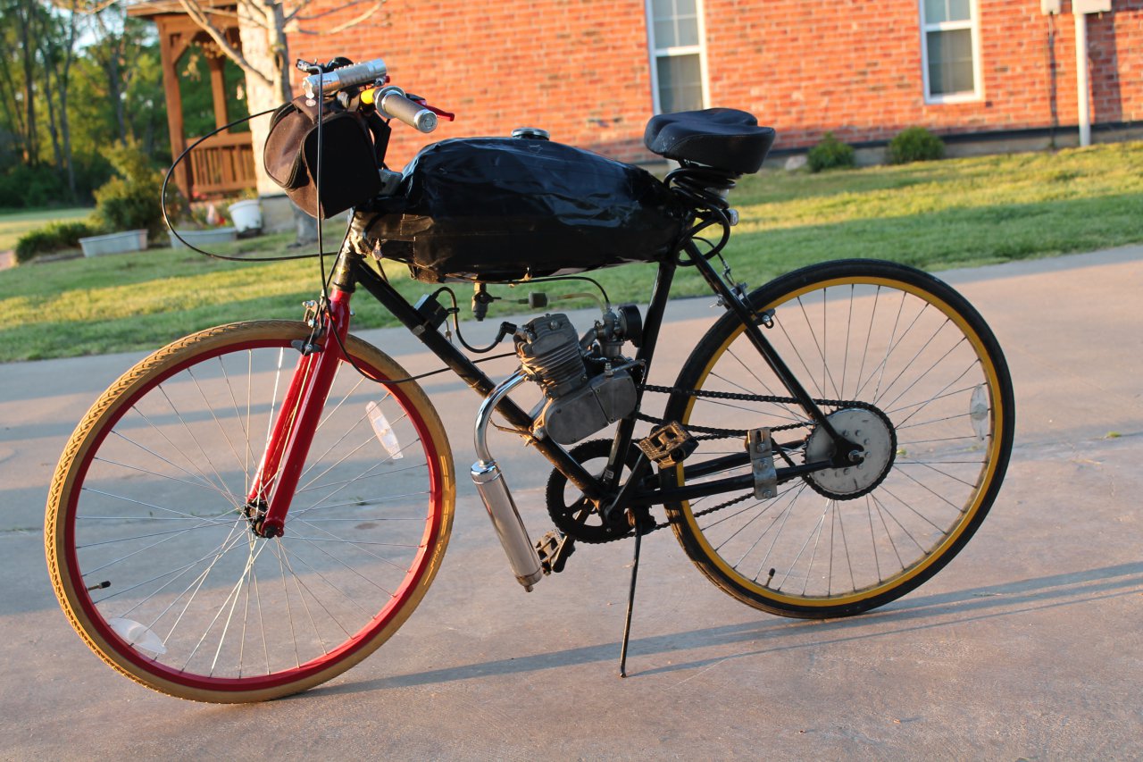 Rat rod cheap motorized bicycle