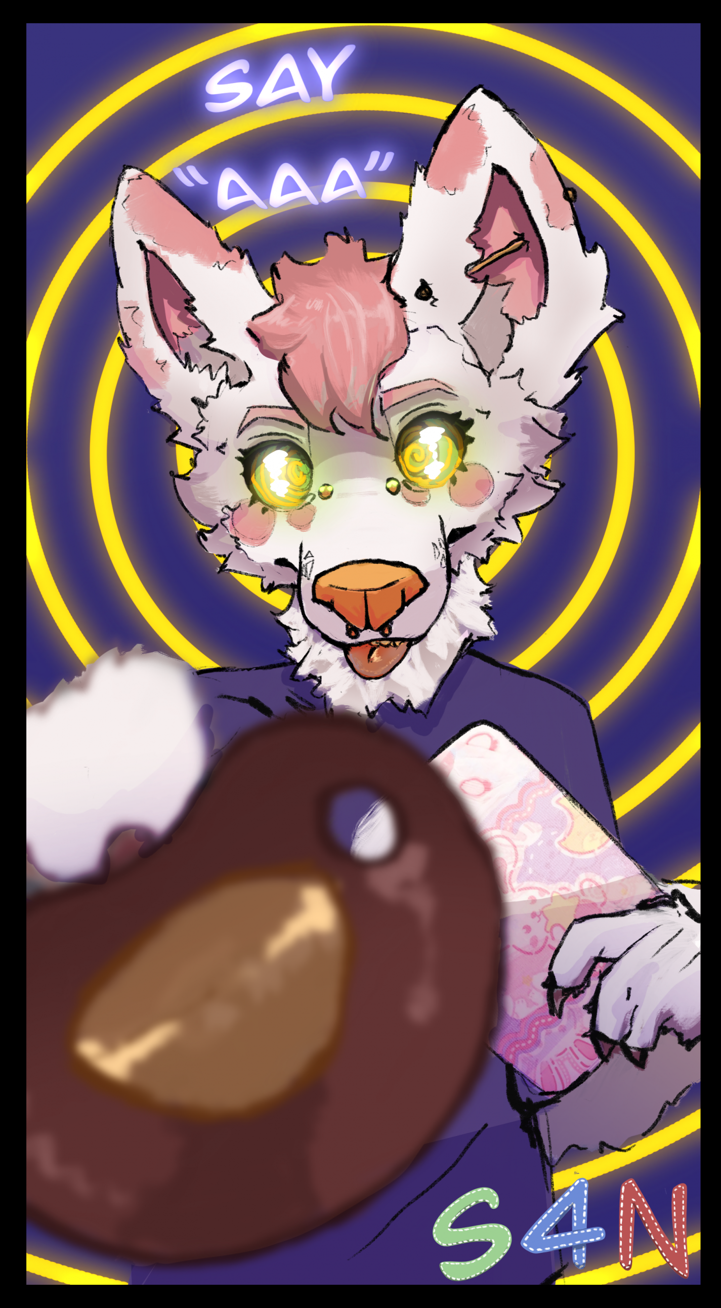 Open your mouth baby! (Hypno) by Solneshko -- Fur Affinity [dot] net