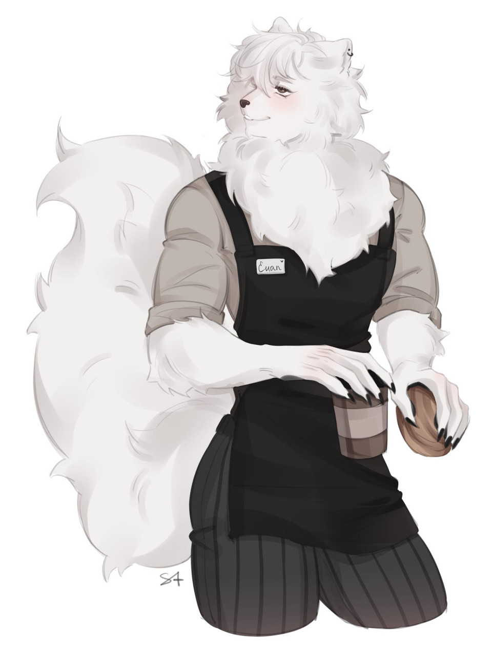 my fluffy baby ☁️ by someassshole -- Fur Affinity [dot] net