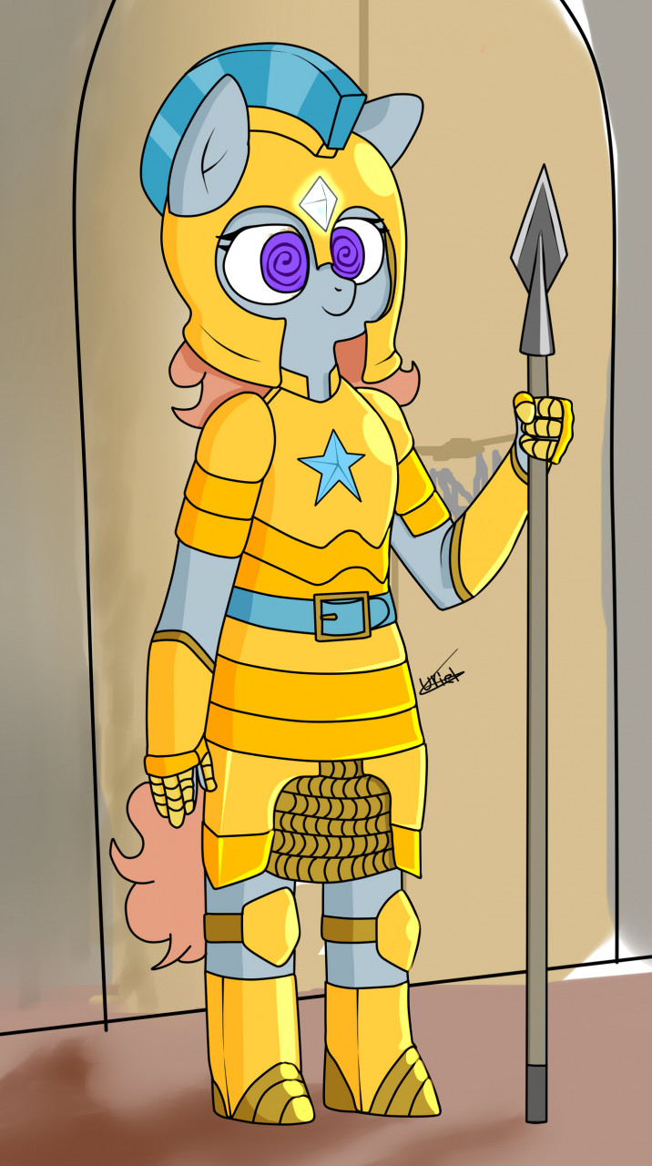 Brainwashed pony guard by Somebodyoncetoldme767 -- Fur Affinity [dot] net