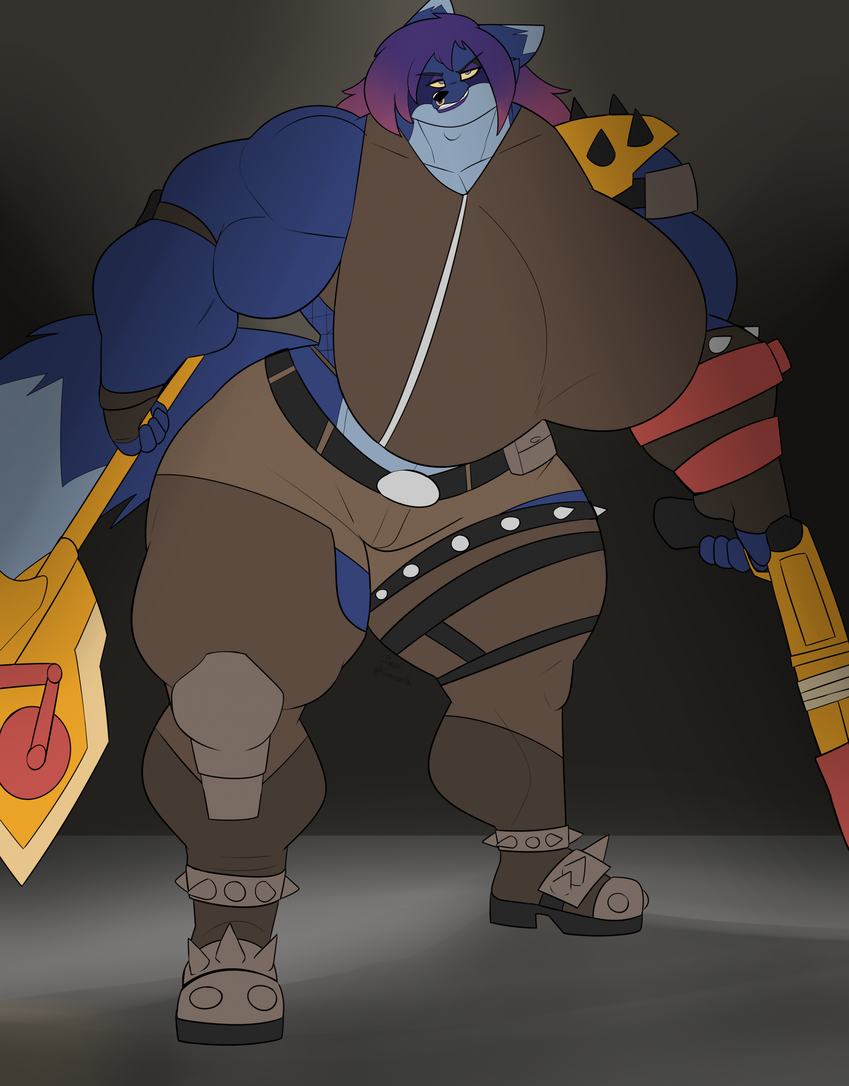 Commission - Vyxx's Ready by SomniumFox -- Fur Affinity [dot] net