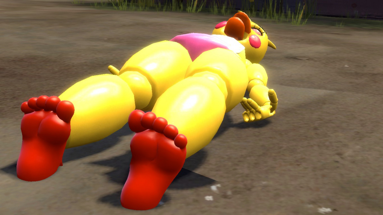 Toy Chica Sleepy Feet by SomnoFeetia8 -- Fur Affinity [dot] net