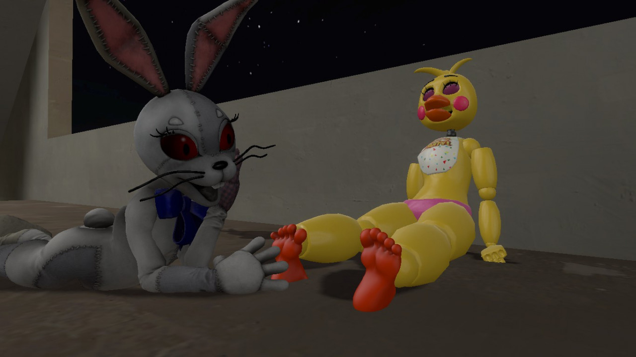 Vanny & Toy Chica 2 by SomnoFeetia8 -- Fur Affinity [dot] net