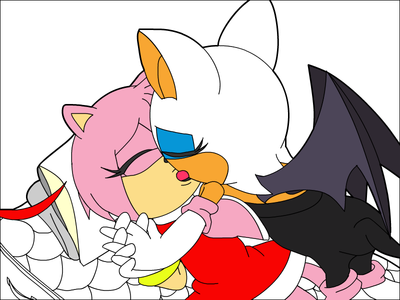 sonic x amy and rouge