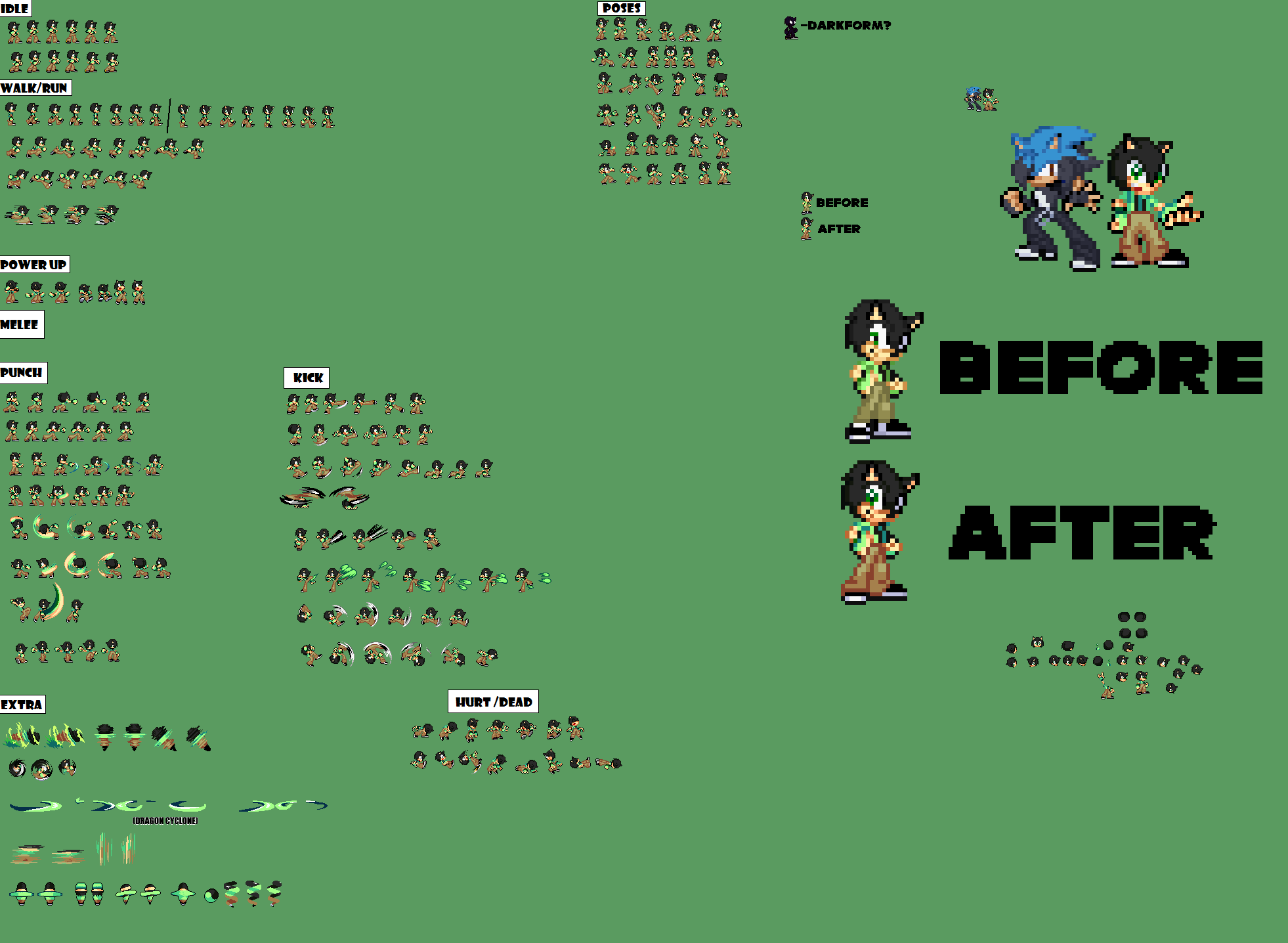 pic Jack The Hedgehog Sprites jack avalice re sprites sheet 2020