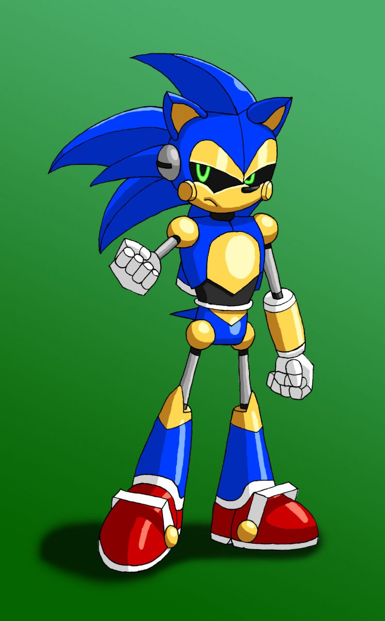 I made the concept art of mecha sonic if it was in sonic 2 : r/SonicEXE