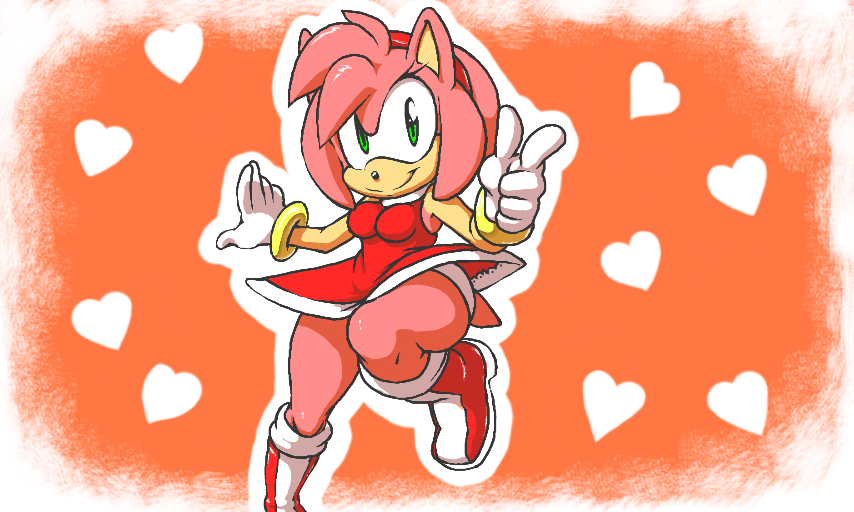 Amy Rose Peeing