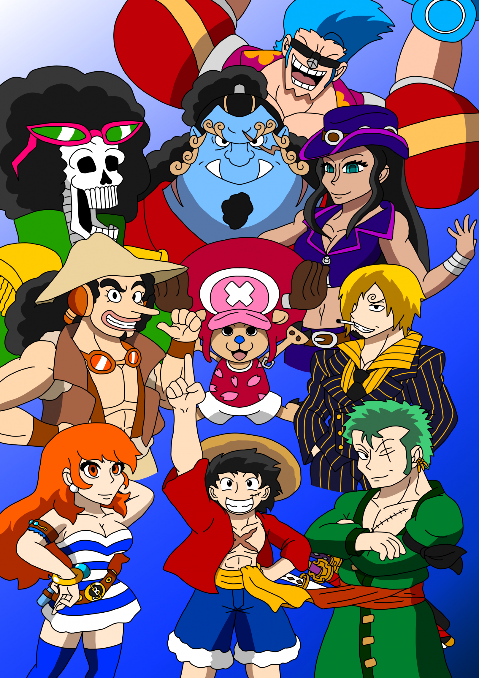 My Favorite Anime-One Piece by sonicfan546 -- Fur Affinity [dot] net