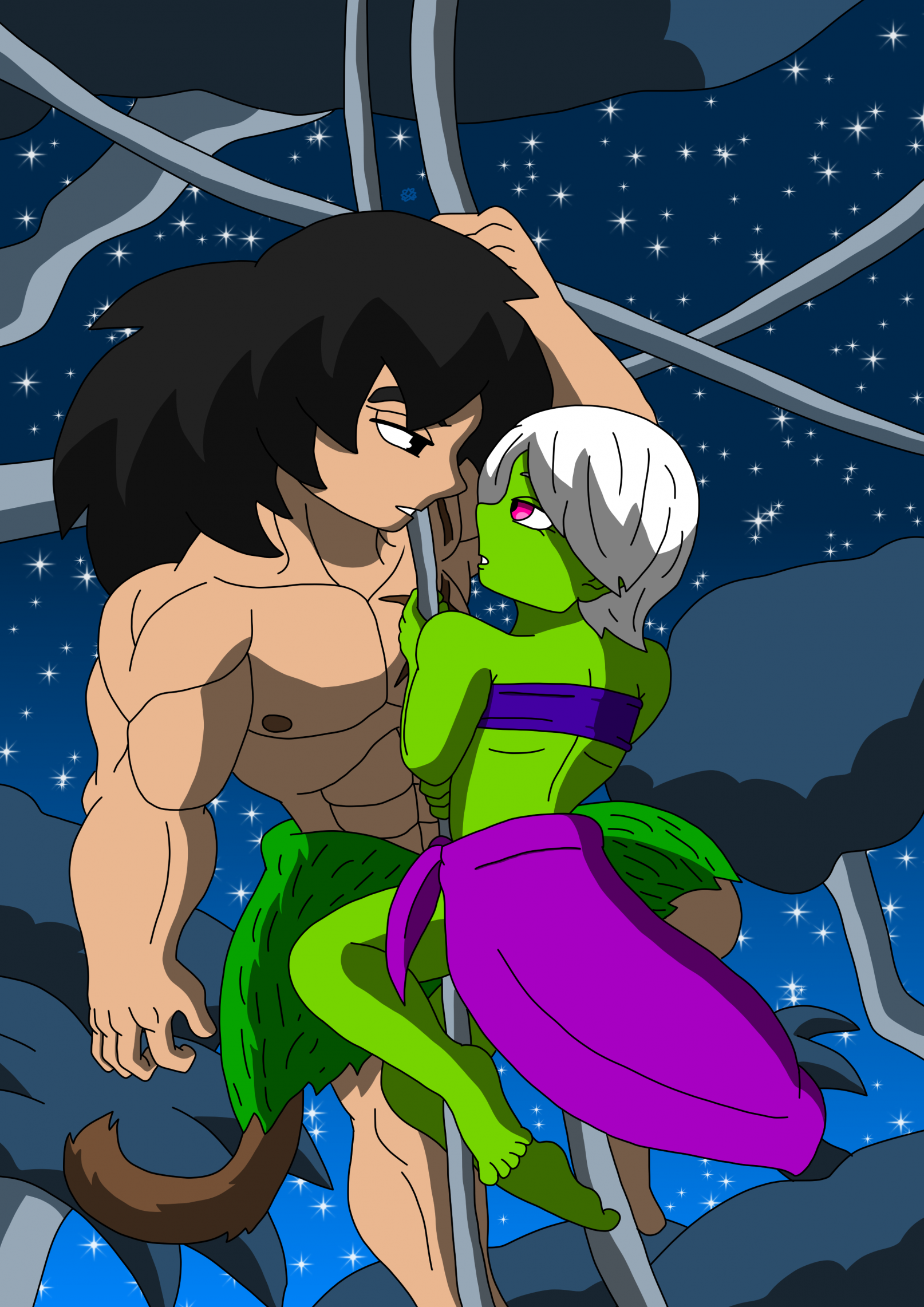 Broly X Cheelai 2 by sonicfan546 -- Fur Affinity [dot] net