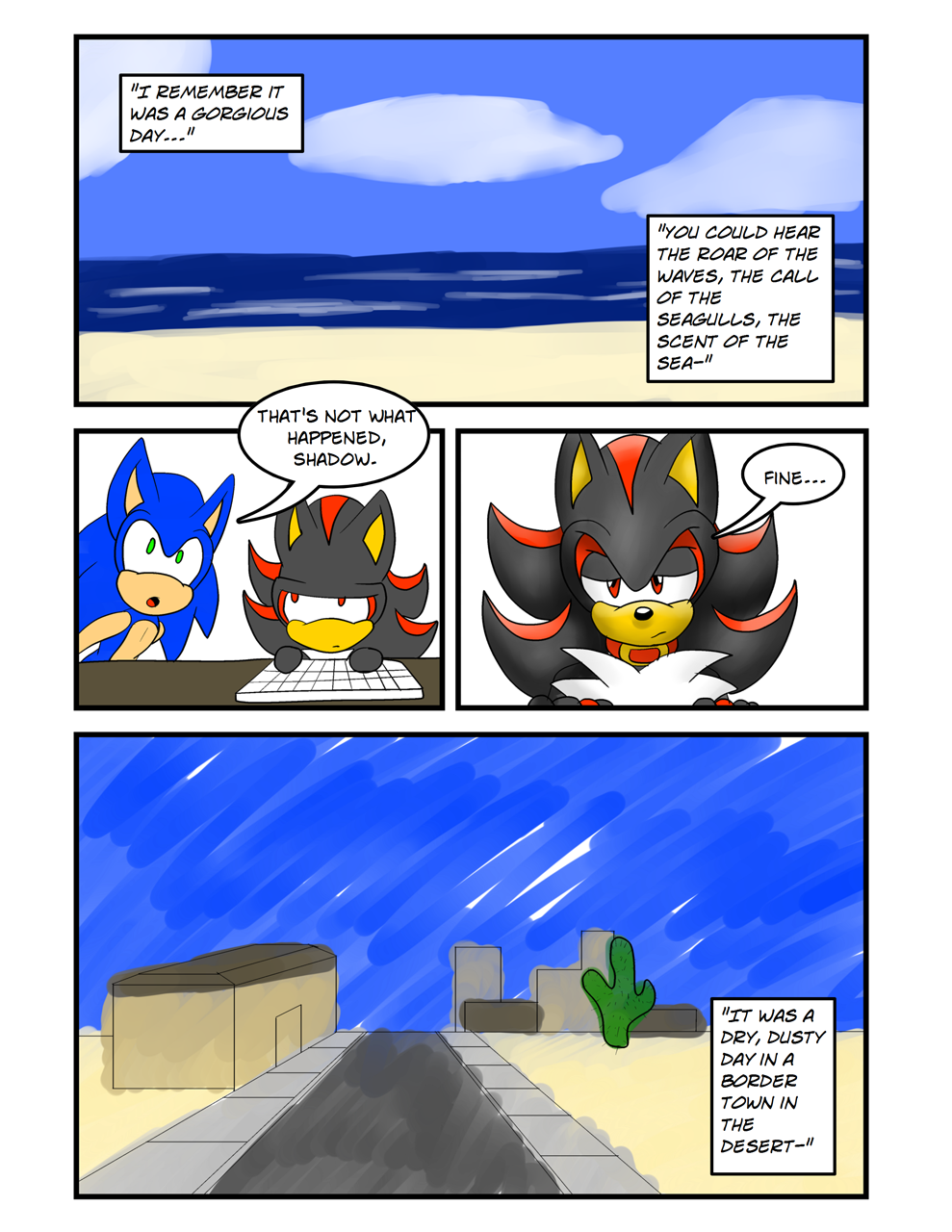 Sonic & Shadow by Doky