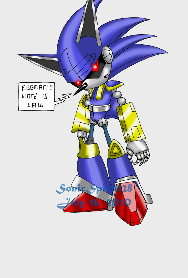 Mecha Sonic 2.0 by Sonic808 -- Fur Affinity [dot] net