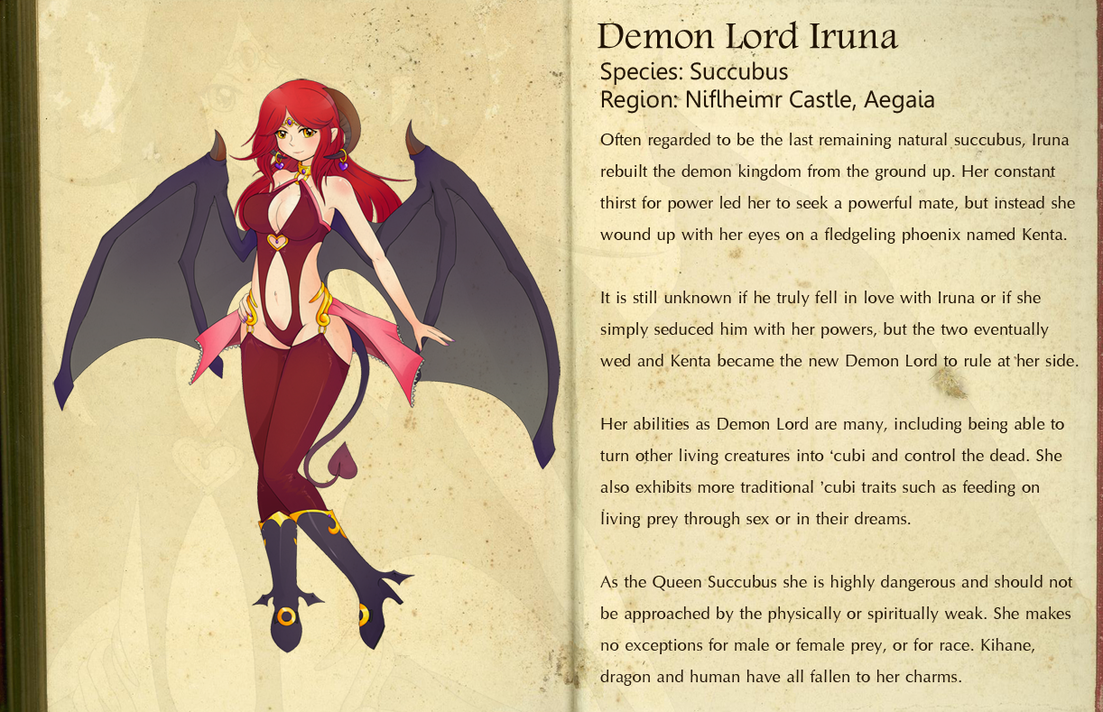 Compendium Page : Demon Lord Iruna by SonjaArashi -- Fur Affinity [dot] net