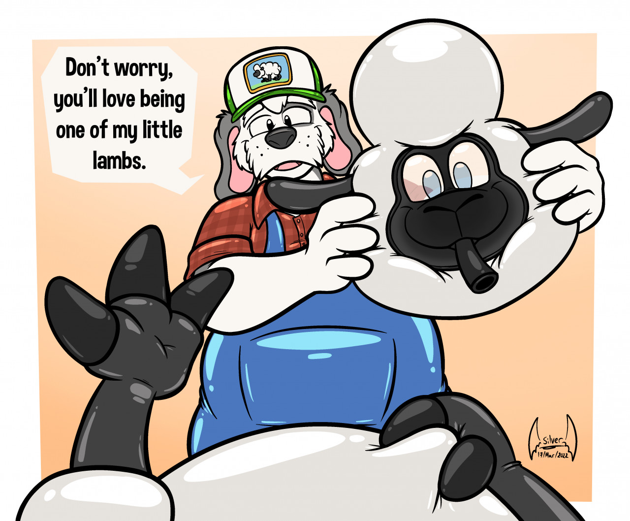 COM] Joining Barnaby's rubber sheep flock by soul-silver-dragon