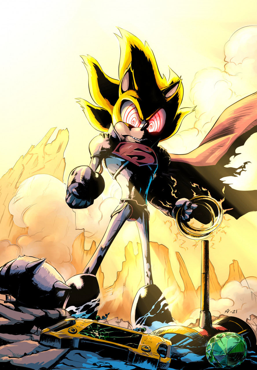 Super sonic by BBrangka  Golden sonic Sonic and shadow Sonic dash