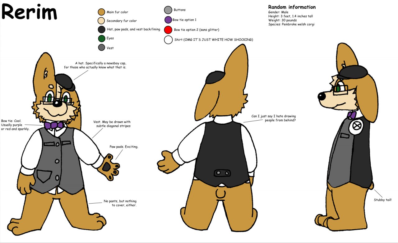 Fursona Reference Sheet By Sournote103 Fur Affinity Dot Net