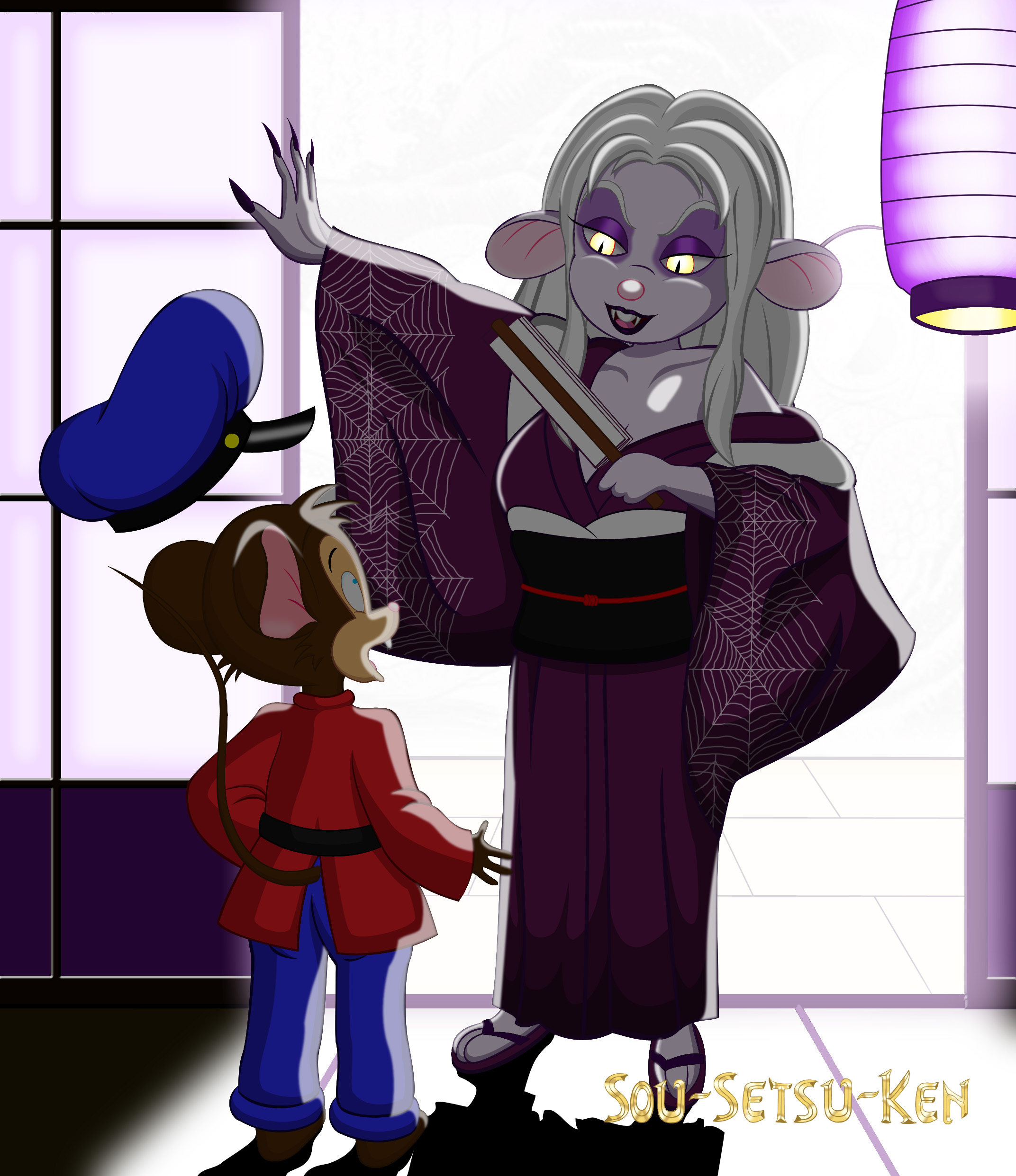 Fievel Meets Maiban The Geisha Of The Night By Sousetsuken Fur