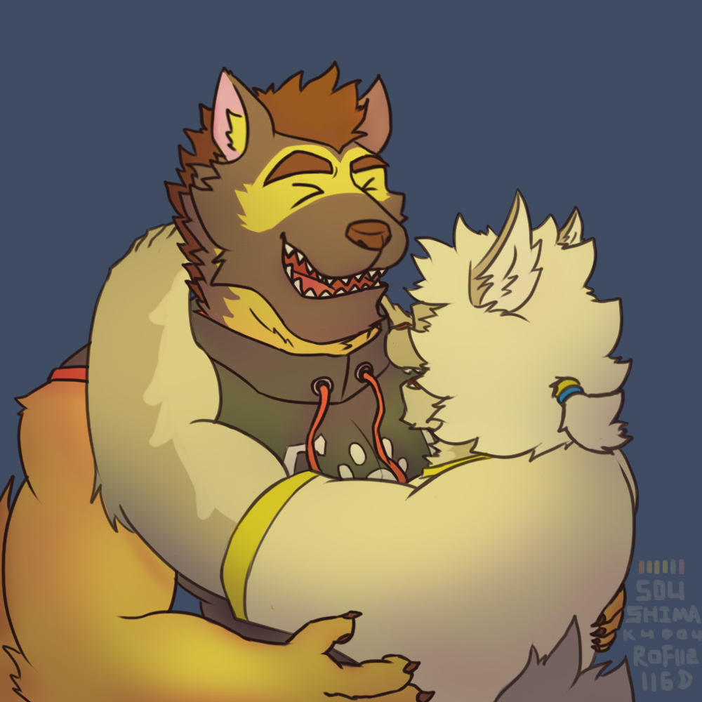 Hug with Coach Gil by SoushimaKudou -- Fur Affinity [dot] net