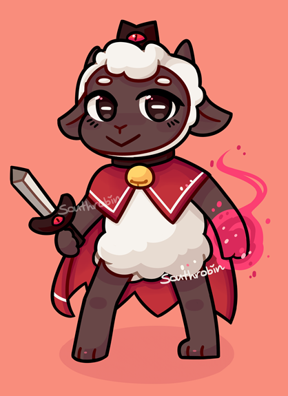 Cult of the Lamb Lamb Sticker Sale! by WastedTimeEE -- Fur Affinity [dot]  net