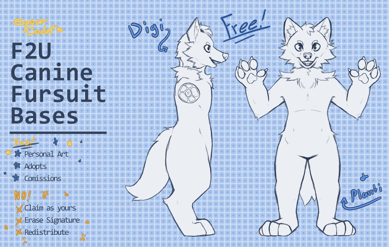 Furry reference sheet base f2u