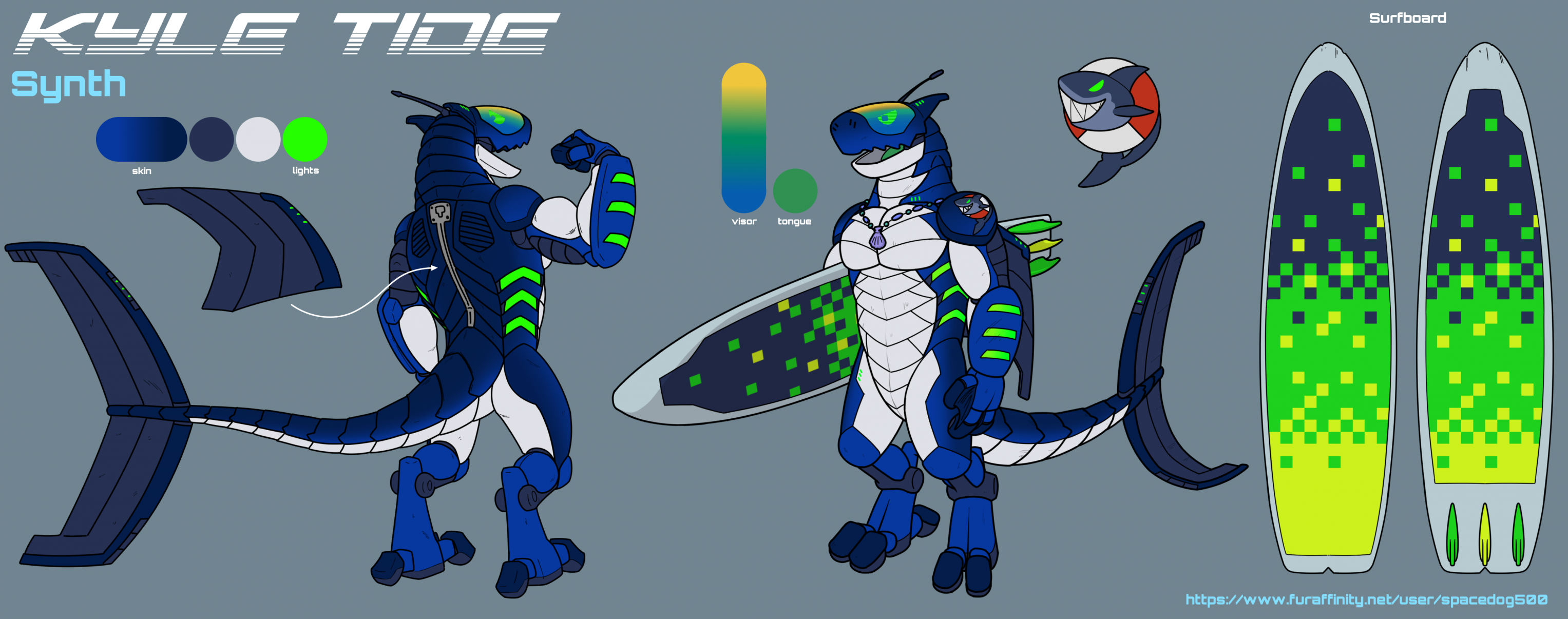 Kyle Tide Synth Reference Sheet by SpaceDog500 -- Fur Affinity