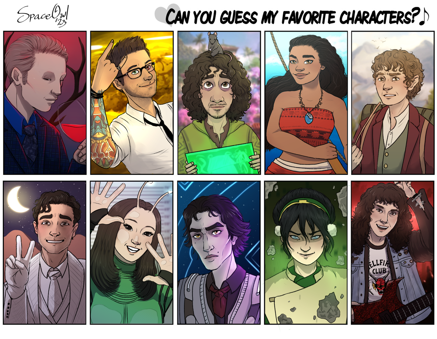 Choose your favorite character out of these characters