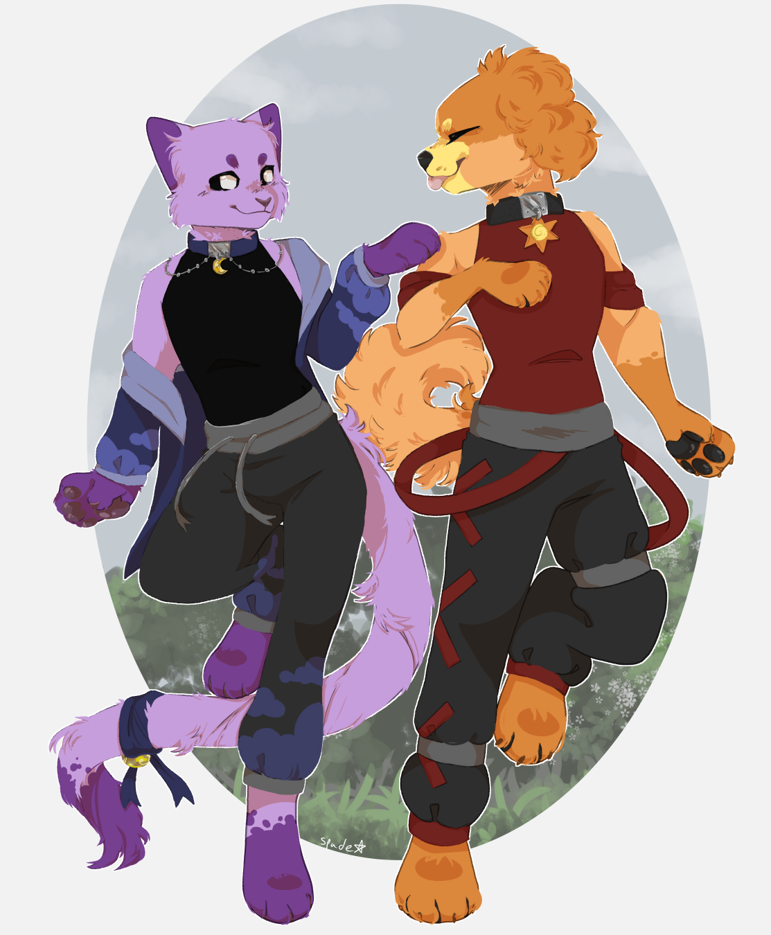 Catnap and Dogday by Spadez_Star -- Fur Affinity [dot] net