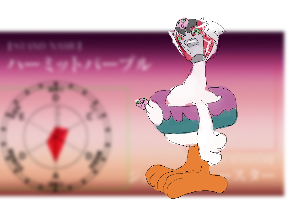 king crimson x that duck thing from the Garfield cartoon by  spaghettiwarrior -- Fur Affinity [dot] net