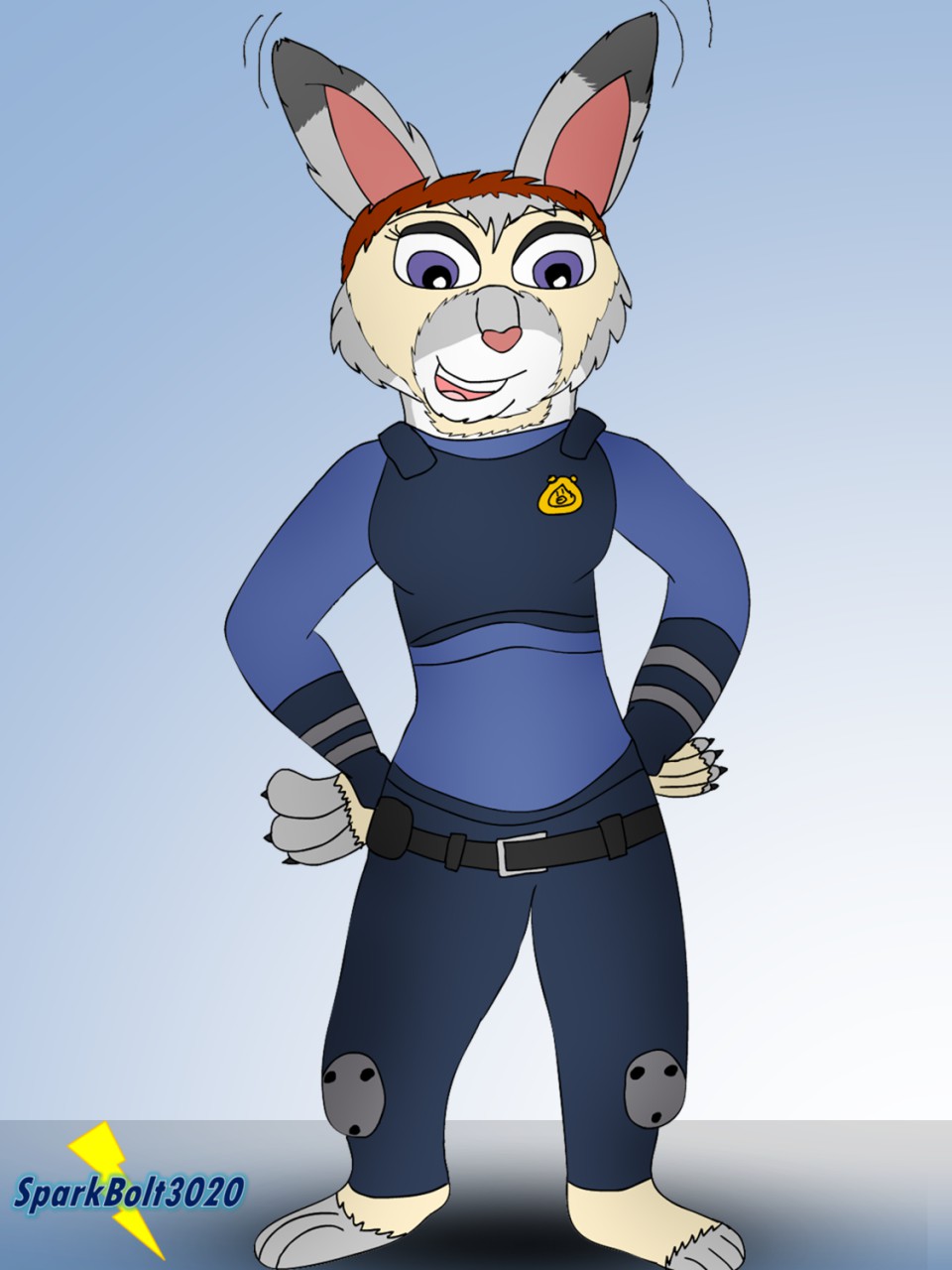 New Officer - Judy Hopps TF TG by SparkBolt3020 -- Fur Affinity [dot] net