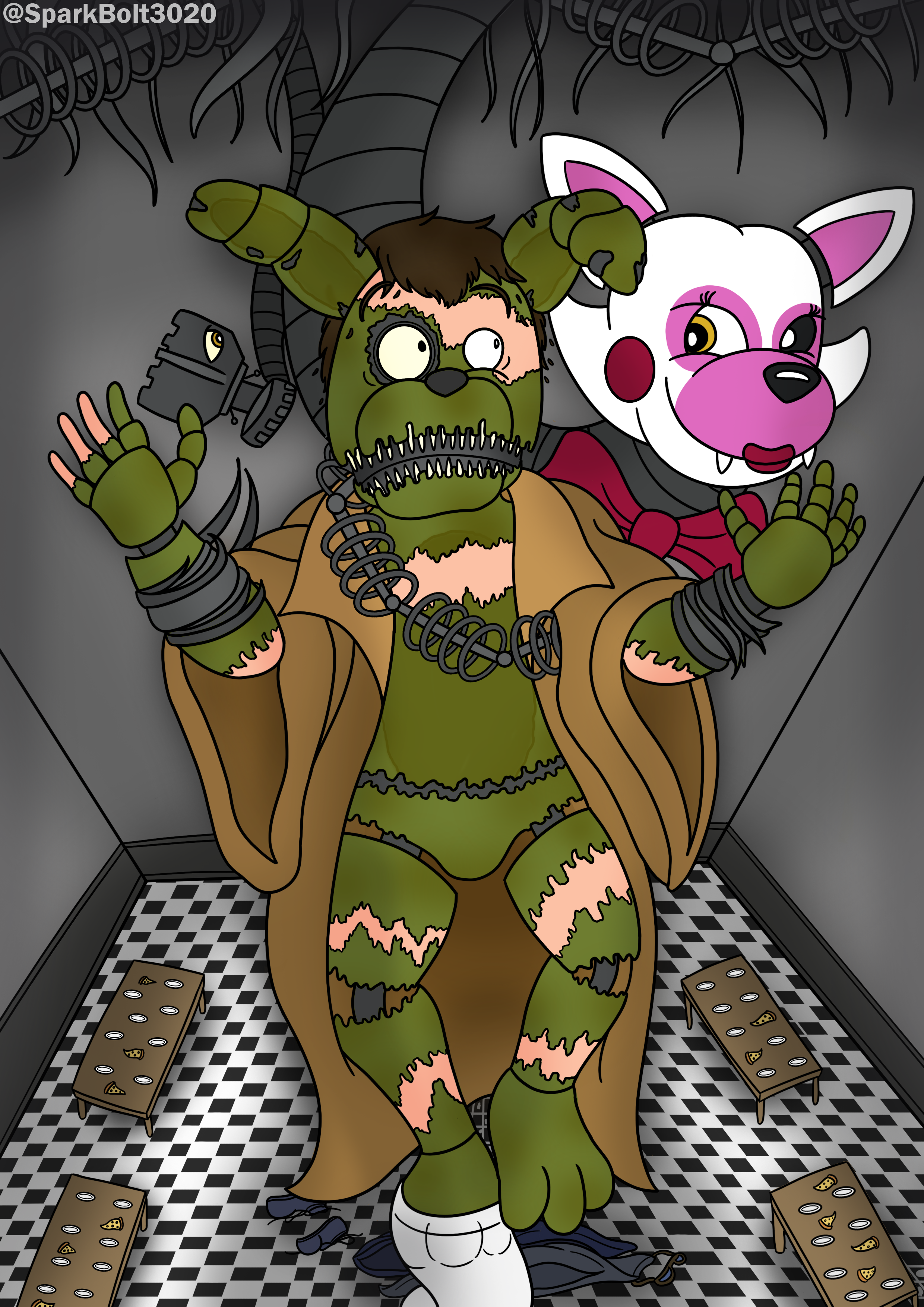 FNAF / FIVE NIGHTS AT FREDDY'S Plushtrap Frost