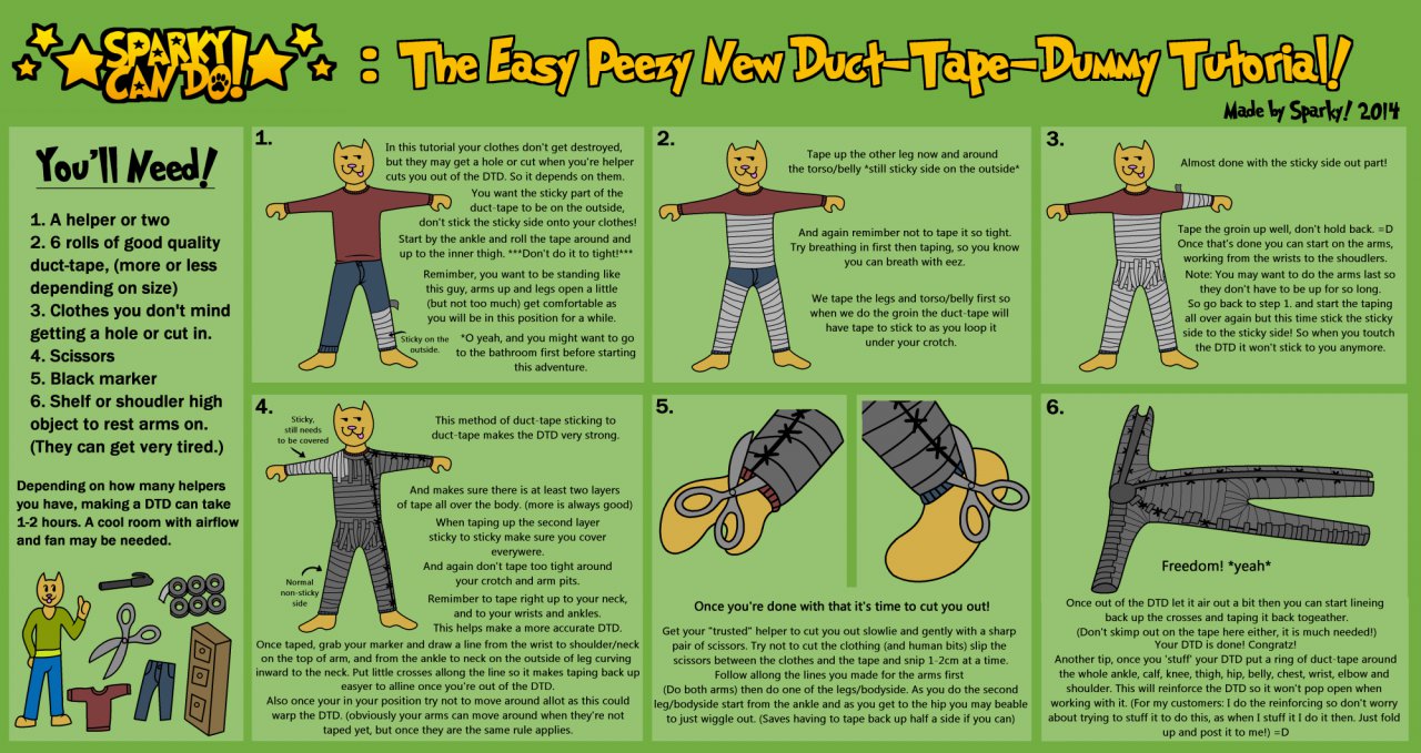 An Effective Method For Duct Taping Your Wrists Behind