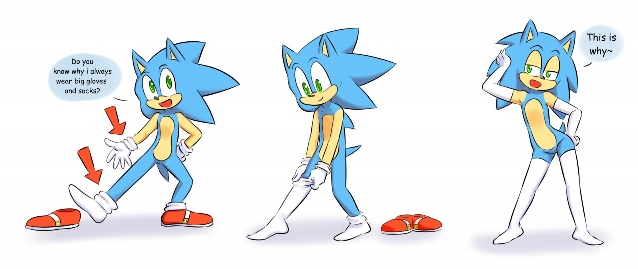 Classic Sonic by SomeGuyHereNow -- Fur Affinity [dot] net