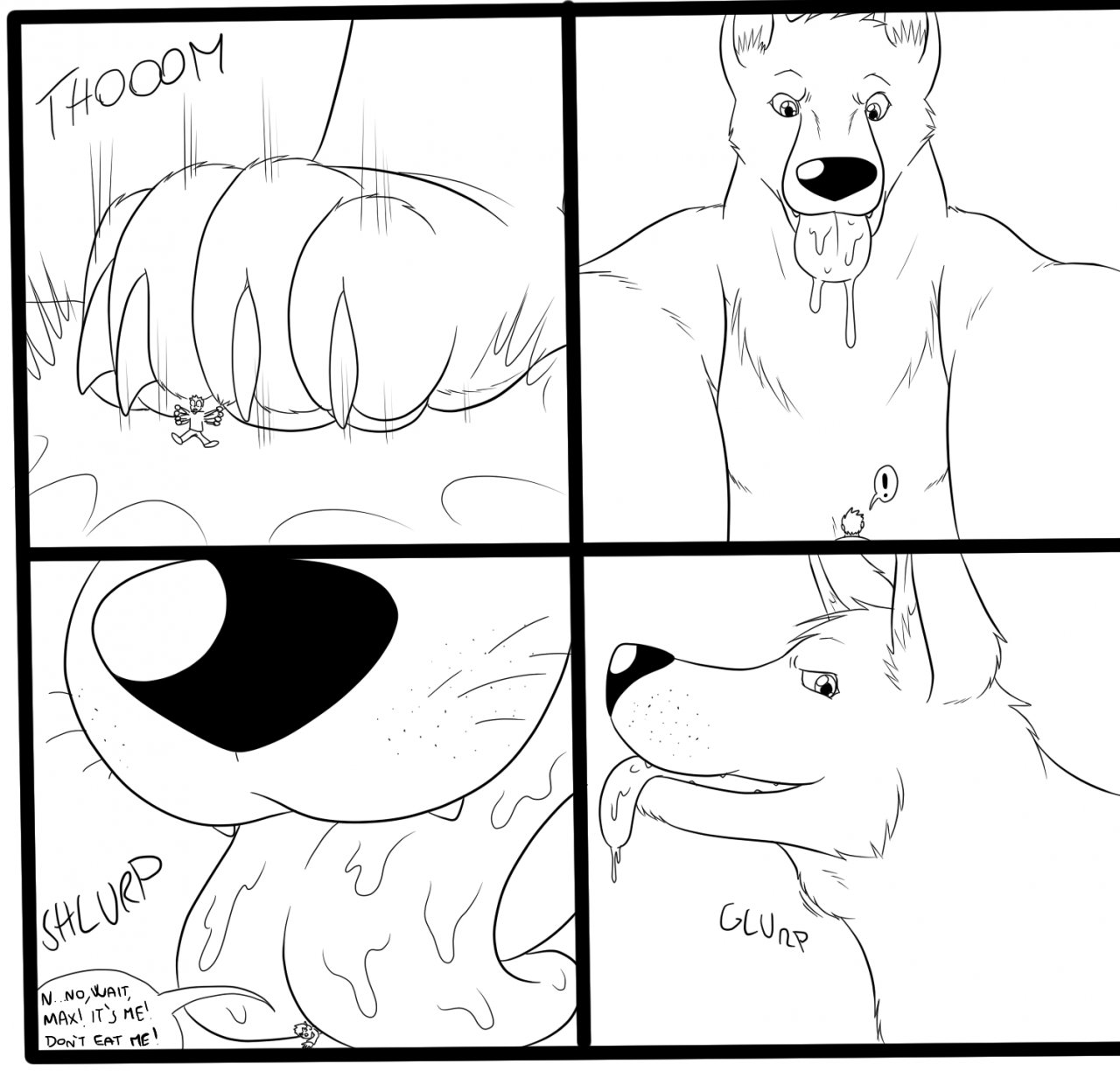 Macro dog vore by Sparky_the_chu -- Fur Affinity [dot] net