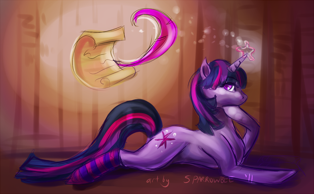 Twilight Writing by Sparrowbee -- Fur Affinity [dot] net