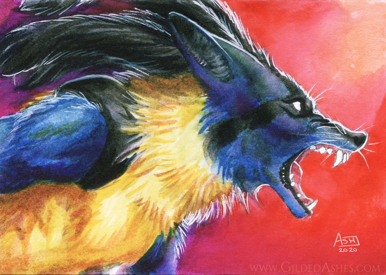 Lucario Card Art - HDA Gallery - Paintings & Prints, Animals, Birds, &  Fish, Other Animals, Birds, & Fish - ArtPal