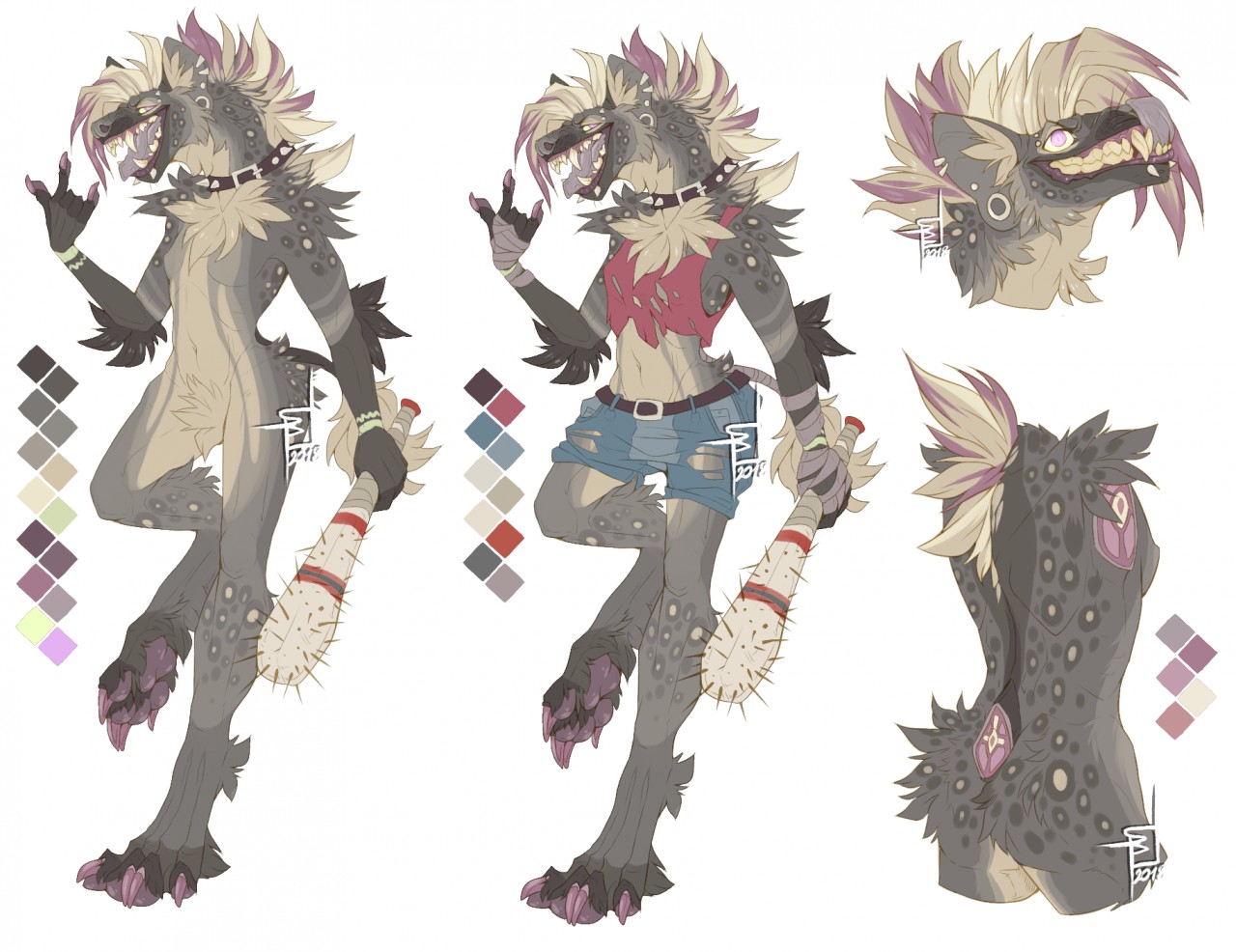 Anthro hyena