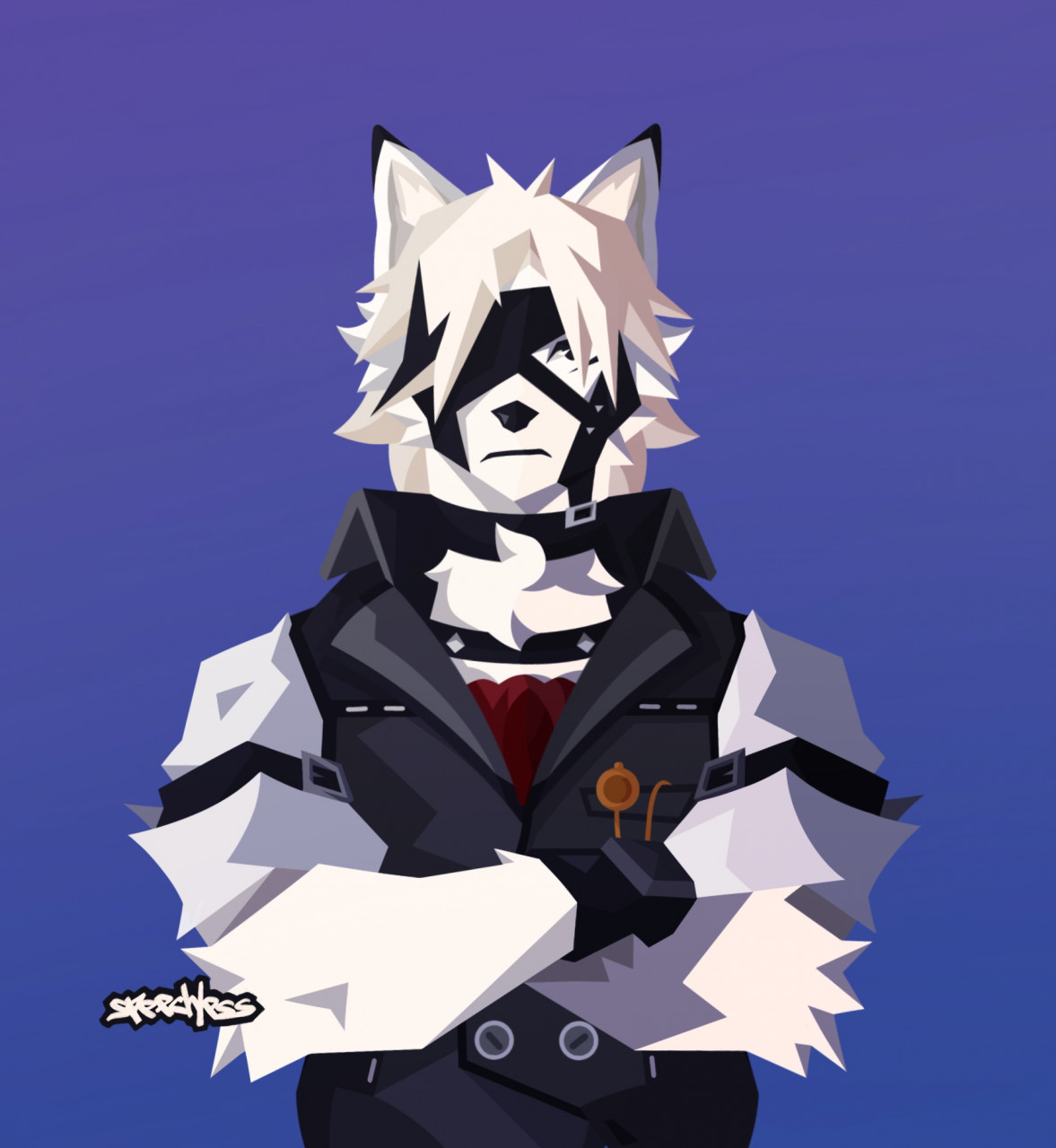 Wolf Butler Husbando from Zenless Zone Zero (Art by me @ArtChrone on  twitter. Please Follow me) : r/furry