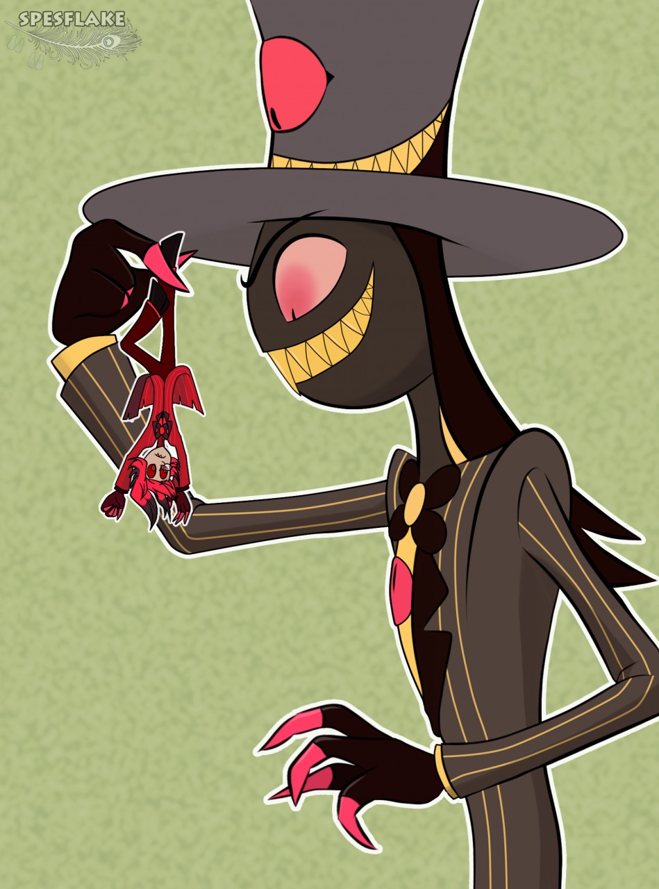 Sir Pentious and Alastor by spesflake -- Fur Affinity [dot] net