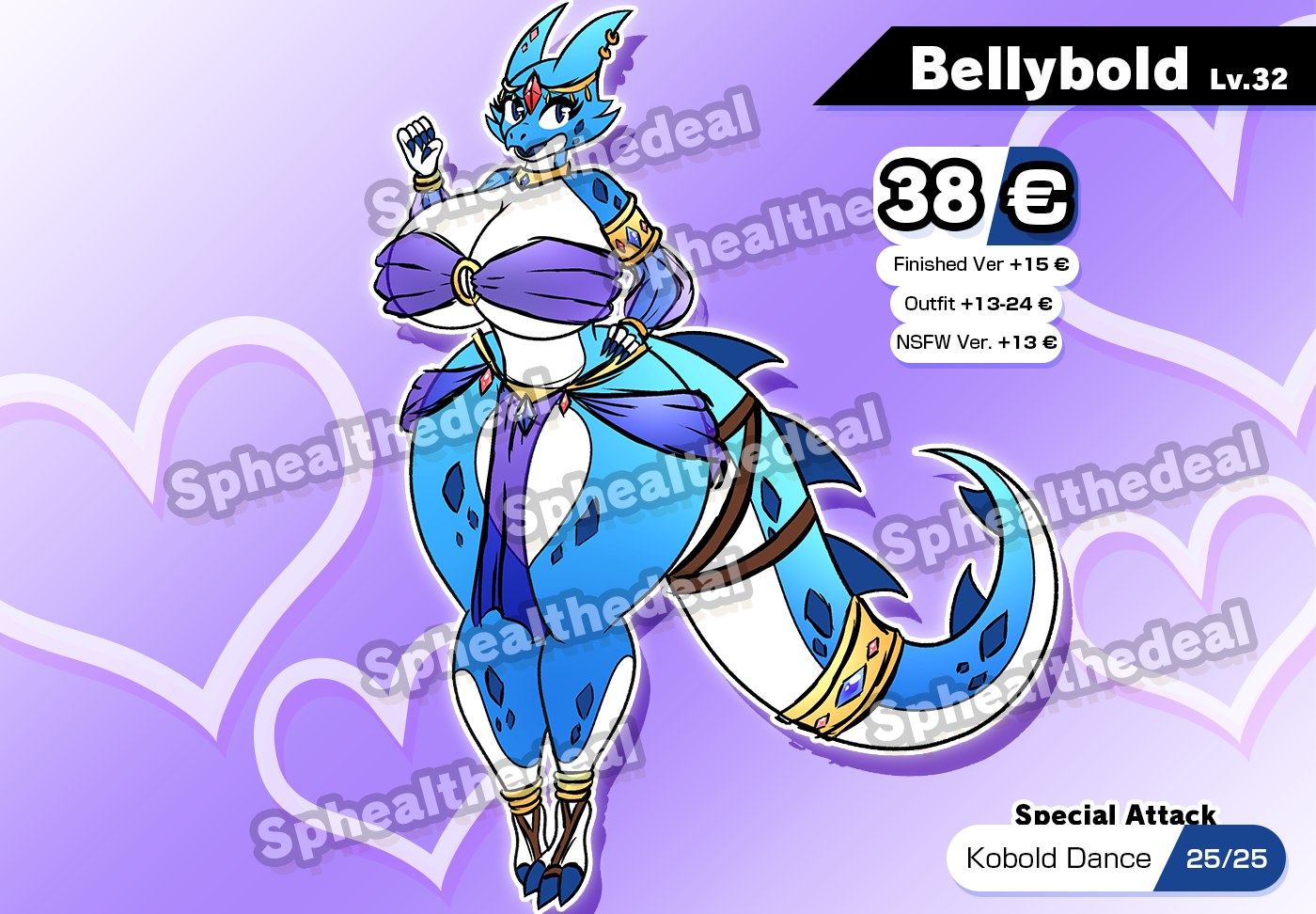 SOLD] Belly Dancer Kobold ADOPT! by SphealtheDeal -- Fur Affinity [dot] net