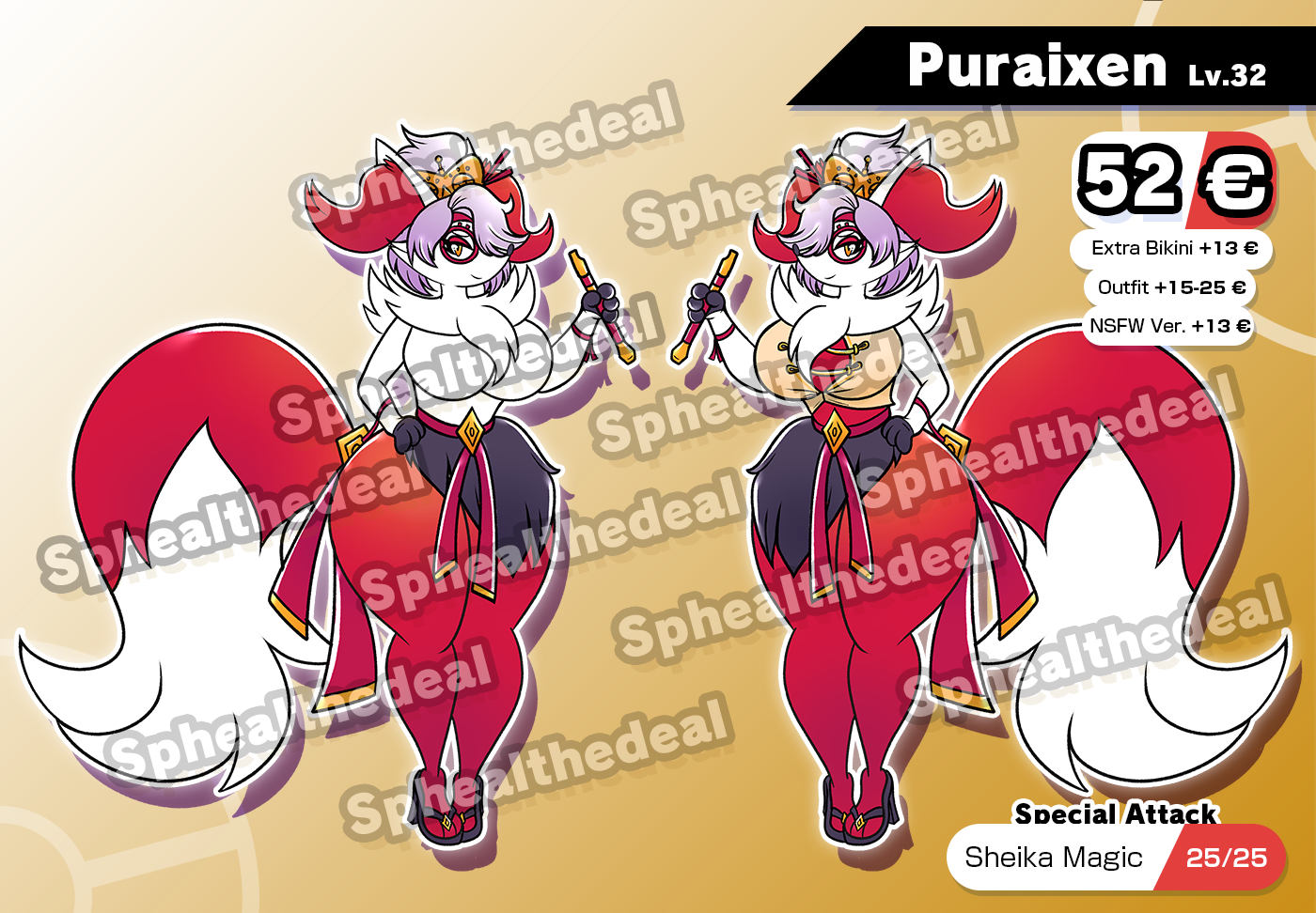 SOLD]Braixen x Purah (ToTK) Fusion ADOPT! by SphealtheDeal -- Fur Affinity  [dot] net